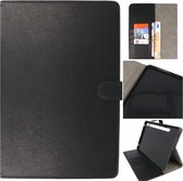 Book Case Tablet Hoesje voor Samsung Galaxy Tab S8 Plus - Tab S7 Plus - Zwart