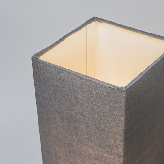 QAZQA Milo Q - Lampe de table - 1 lumière - 120 mm - gris