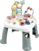 Smoby - Little Smoby - Activiteiten tafel - met vormensorteerder, telraam, 3 klankpinets, spiegel, roller, balspel