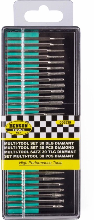 Benson Multitool Diamantfrezen 3.2 mm - 30 Freesjes - Benson