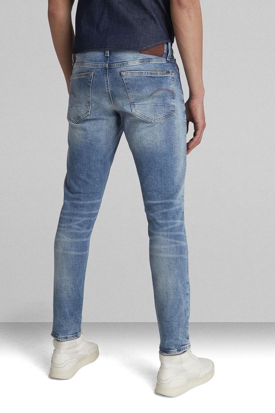 G-Star RAW Jeans 3301 Regular Tapered Jeans 51003 C052 8436 Lt Indigo Aged Men Size - W29 X L32