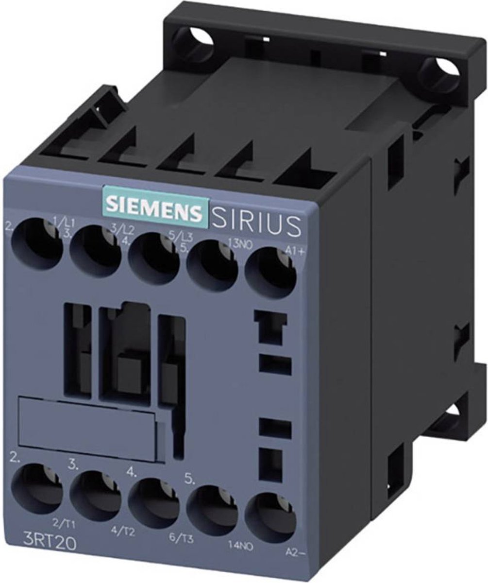 Siemens 3RT2016-1BB41 Contactor 3x NO 4 kW 24 V/DC 9 A Met hulpcontact 1 stuk(s)