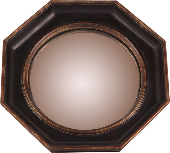 Baroque - Spiegel - Spiegel resin dia 19.5cm - 19x19x3 - polyresin