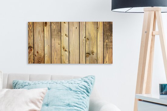 Peinture sur toile Rural - Planche - Bois - 40x20 cm - Décoration murale