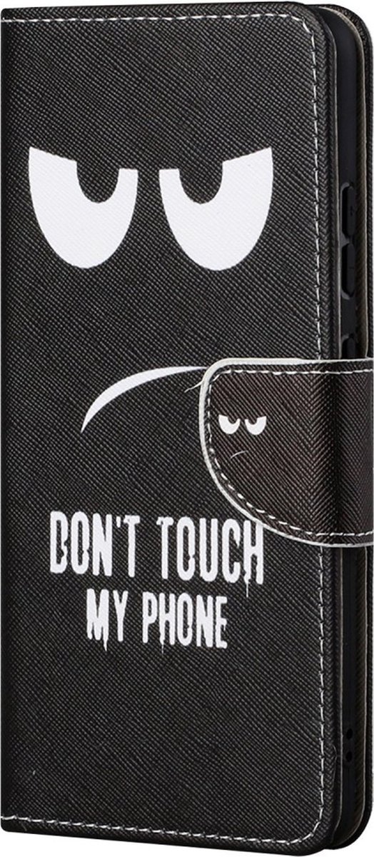 Do not touch agenda wallet case hoesje Telefoonhoesje geschikt voor Samsung Galaxy A13