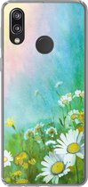 Geschikt voor Huawei P20 Lite (2020) hoesje - Madelief - Zon - Zomer - Siliconen Telefoonhoesje
