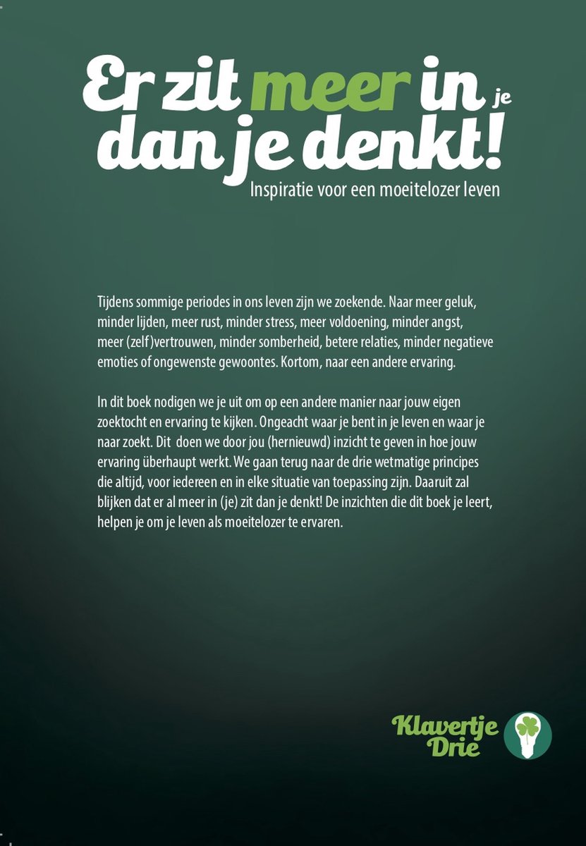 Er zit meer in je dan je denkt - Inspiratie voor een moeitelozer leven - back cover