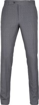 Suitable - Pantalon Jersey Ruit Grijs - Slim-fit - Pantalon Heren maat 48