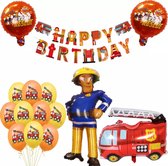 Brandweerman Sam Thema Aluminium Folie Ballonnen Decoratie Verjaardagsfeestje