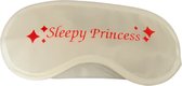 TWOA-Slaapmasker-Grappige tekst- Wit polyester- Sleepy princess