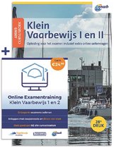 ANWB  -   Cursusboek Klein Vaarbewijs I en II + Online Examentraining