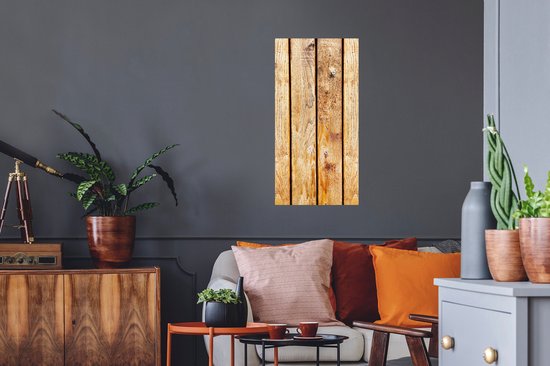 Stickers Stickers muraux - Rural - Vintage - Bois - Planche - 40x80 cm - Feuille adhésive