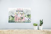 Poster Spreuken - Quotes - Meisje - Girls room - Kids - Baby - Meiden - 30x20 cm - Poster Babykamer