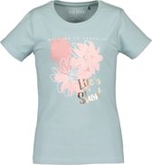 Blue Seven T-shirt Blauw Bloemen Meisjes Maat 152