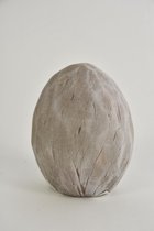Oneiro’s Luxe Ei Coronet plat keramiek - ø 6x6x10 cm – decoratie – pasen – paasdecoratie – paashaas – eieren – has – kip – gekleurde eieren – paastak – lente – feestdecoratie