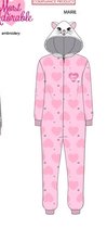 Disney Aristocats onesie / pyjama / huispak dames, roze, maat S