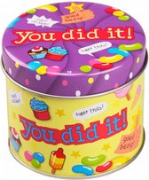 snoepblikje You did it! 9 x 7,5 cm alu paars