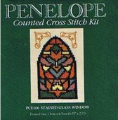 Kit de point de croix Fenêtre d'église Penelope PCE 106