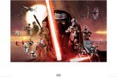 Pyramid Poster - Star Wars Episode Vii Galaxy - 60 X 80 Cm - Multicolor