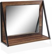 Spiegel met plankje - Make up spiegel - Spiegel staand - Wandspiegel - 48 x 20 x 60 cm