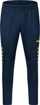 JAKO Trainingsbroek Challenge Marine-FluoGeel Maat 3XL