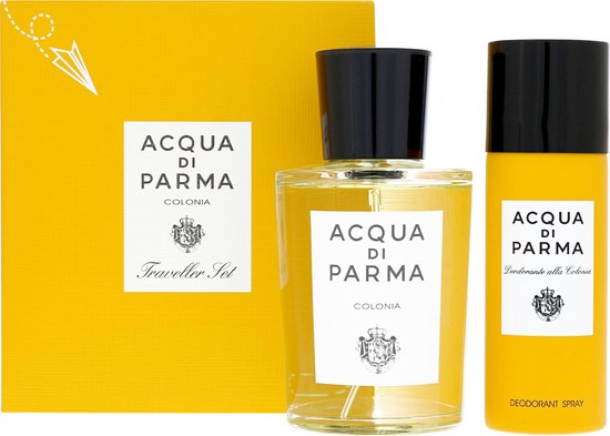 Acqua di Parma Colonia Giftset – 100 ml eau de cologne spray + 50 ml deospray – cadeauset voor unisex
