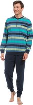 Robson Heren pyjama Katoen -  Blue  - 50  - Blauw
