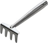 kamerplantenhark 6 x 15,7 cm RVS zilver