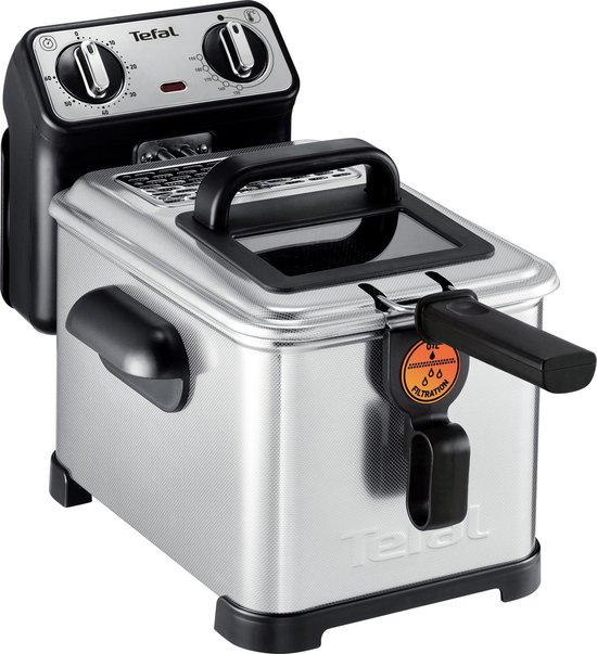 Tefal Filtra Pro FR517170 - Koude zone frituurpan - 4 L - 3000W - Snelle opwarming