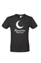 T-shirt kinderen Ramadan mubarak | Ramadan decoratie | Islam | Zwart | maat 104