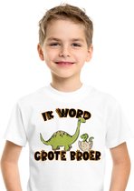 Grote broer T-shirt | Grote broer t-shirt dinosaurus | UV Protection | Leeftijd ca. 6 tot 7 jaar