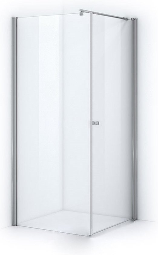 WOON-DISCOUNTER.NL - Douchecabine Bredviken 70 x 200 cm vierkant - - Nano coating - Easy Clean - Douchewand - 105071-cabine