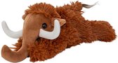 Pluche mammoet knuffel van 25 cm - Kinderen speelgoed - Dieren knuffels cadeau - Prehistorische