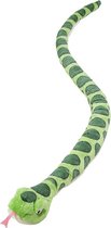 Pluche knuffel slang van 145 cm - Speelgoed knuffeldieren slangen - Anaconda