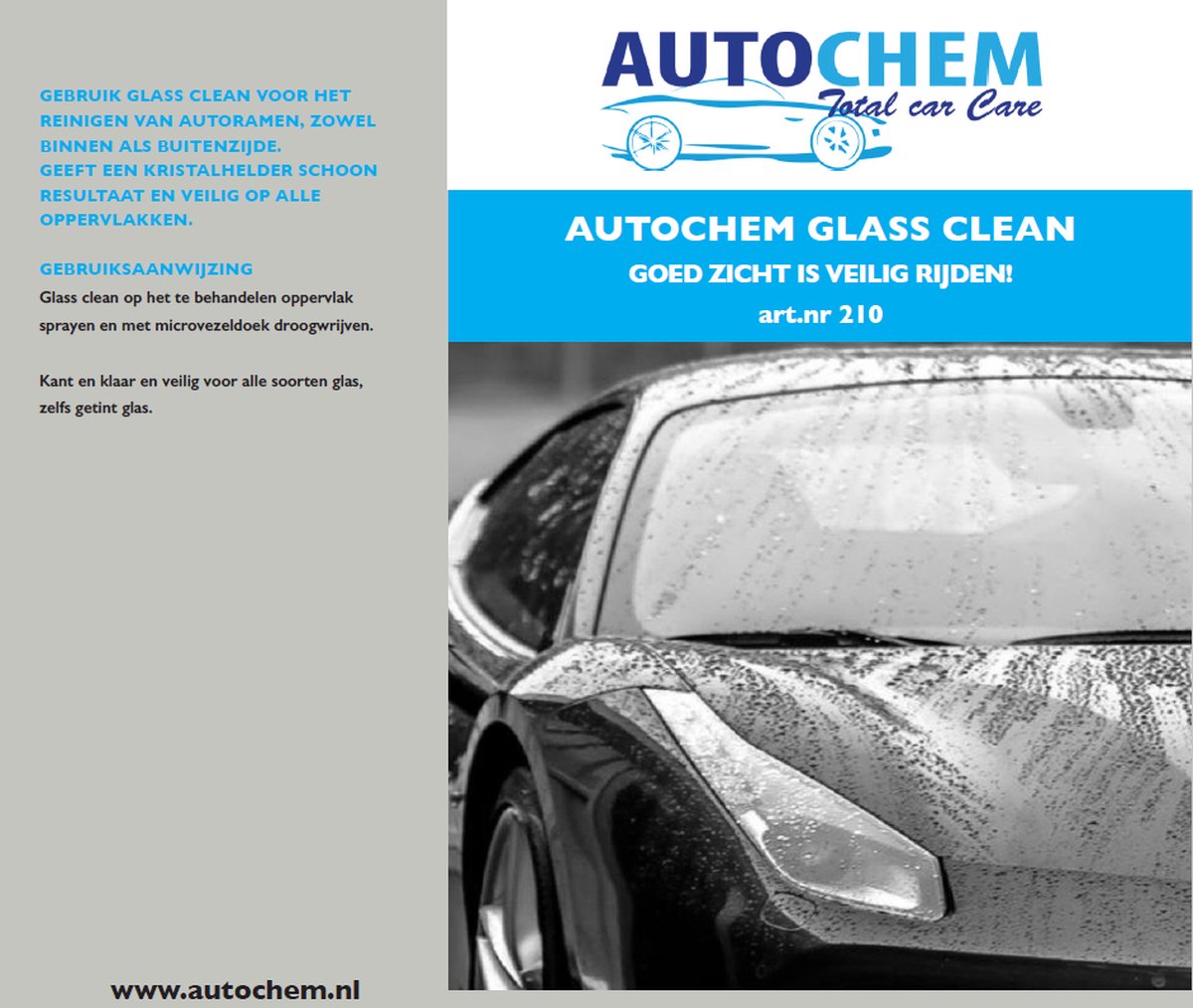 Autochem Glass clean 5 ltr.