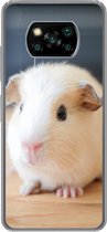 Geschikt voor Xiaomi Poco X3 NFC hoesje - Schattige baby cavia - Siliconen Telefoonhoesje