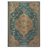 Paperblanks Flexi Turquoise Chronicles Midi - Gelinieerd