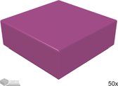 LEGO Tegel 1x1, 3070b Magenta 50 stuks