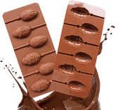Bakvorm - Siliconenvormen voor Paaseieren - Pasen- Bakgerei - Siliconenvorm voor chocolade - 6 vaks