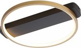 Freelight - Plafondlamp Cintura Ø 35 cm zwart goud