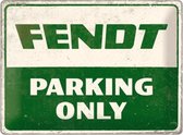 Wandbord - Fendt - Parking Only