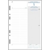 Timer-Einlagen 21 Kalender 1 Tag pro Seite 1 Jahr 2024