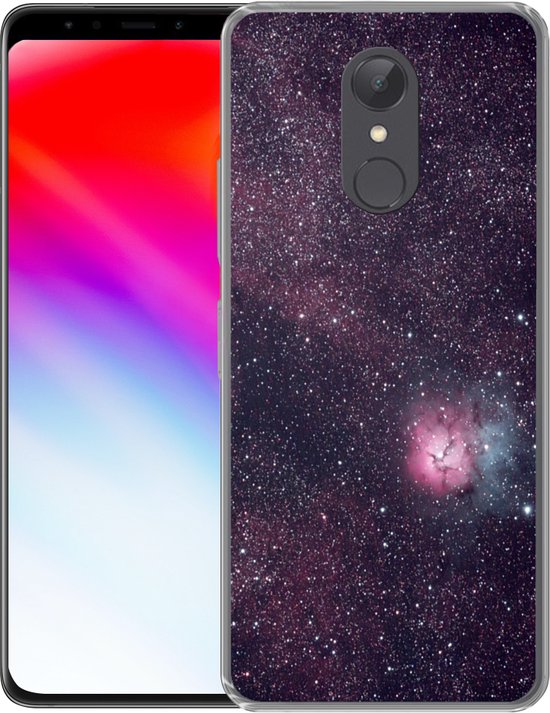 Coque Xiaomi Redmi 5 - Univers - Étoiles - Rose - Garçons - Filles - Enfants - Coque de téléphone en Siliconen