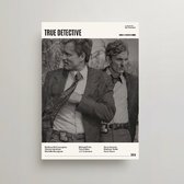 True Detective Poster - Minimalist Filmposter A3 - True Detective TV Poster - True Detective Merchandise - Vintage Posters