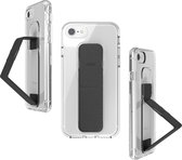 Apple iPhone SE (2022) Hoesje - CLCKR - Clear Grip Serie - Hard Kunststof Backcover - Zwart - Hoesje Geschikt Voor Apple iPhone SE (2022)