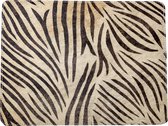 Placemat rechthoek zebra 30x40cm