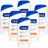 6x Sanex Douchegel Dermo Sensitive 250 ml