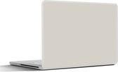 Laptop sticker - 15.6 inch - Grijs - Licht - Herfst - 36x27,5cm - Laptopstickers - Laptop skin - Cover