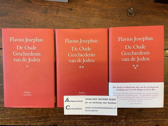 Oude geschiedenis van de joden (3 delen), Flavius Josephus
