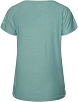 Het Dare2B Defy II T-shirt met korte mouwen - dames - Q-Wic - lichtgewicht - Blauw